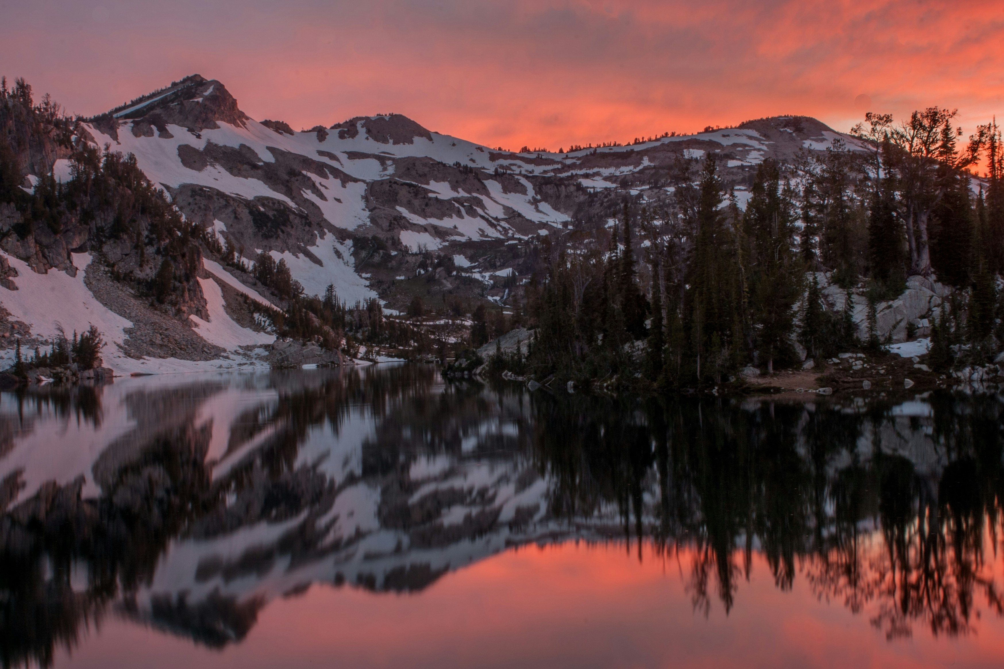 Wallowa Mountains at sunset